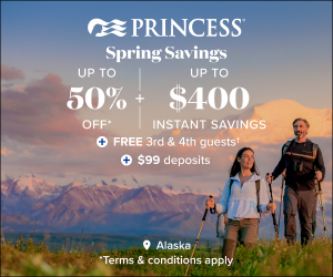 Princess Cruises Spring Sale - Dollars Off - Special cruise offer
